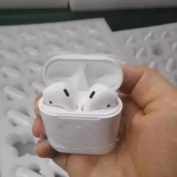 Airpods 2 (Đổi Tên - Định Vị) Chống ồn, Cảm biến vân tay [Phiên Bản Cao Cấp Như Auth]