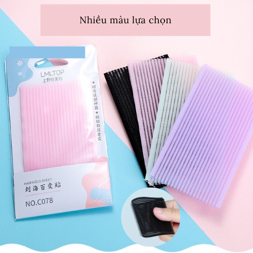 Miếng dán tóc mái, giữ tóc, dán cố định tóc phong cách Hàn Quốc không gây hư tổn tóc HC078 - Hasara