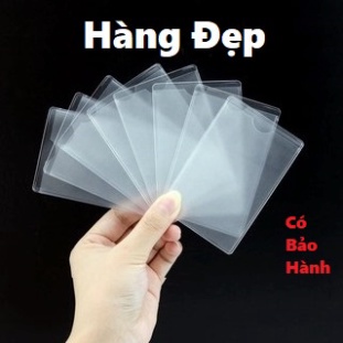 Ví Đựng Thẻ CCCD ATM Bằng Lái Xe Máy,oto Vỏ Bọc Bảo Quản bằng Nhựa Dẻo PVC Cao Cấp 1 Mặt Nhám 1 Mặt trong