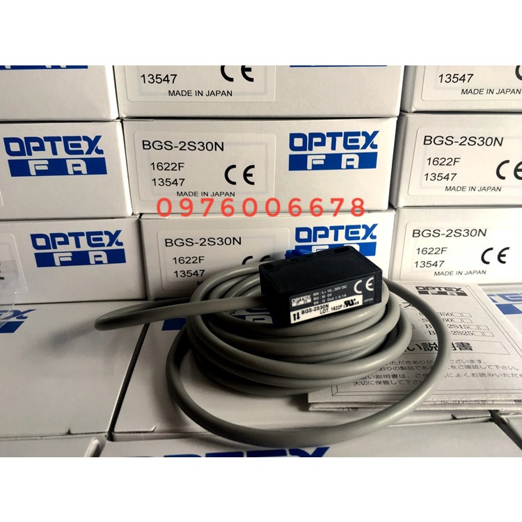 Cảm biến quang điện OPTEX BGS-2S30N BGS-2S15N BGS-Z10N BGS-S08N BGS-S08P BGS-2S15N BGS-2S30N BGS-ZL1
