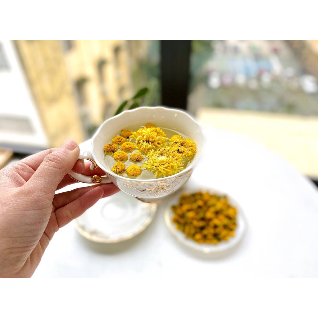 Trà hoa cúc sấy khô nguyên bông 100gr