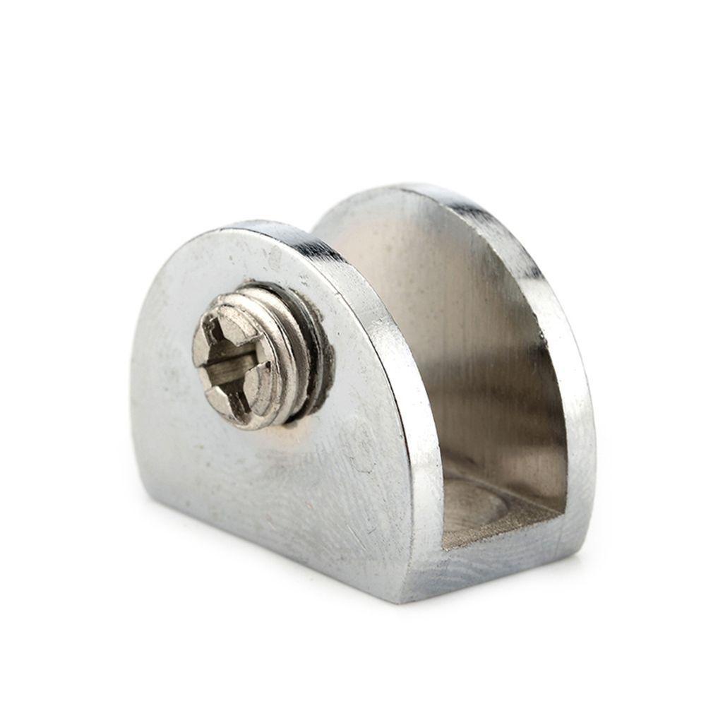 Bộ 4 Kẹp Kính 8mm Cải Thiện Nội Thất Hình Bán Nguyệt