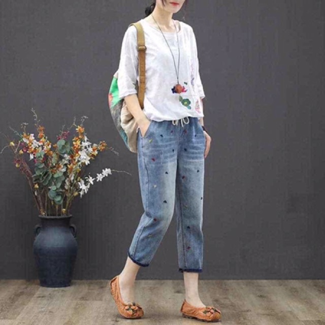 Combo 410k/2c quần bò nữ