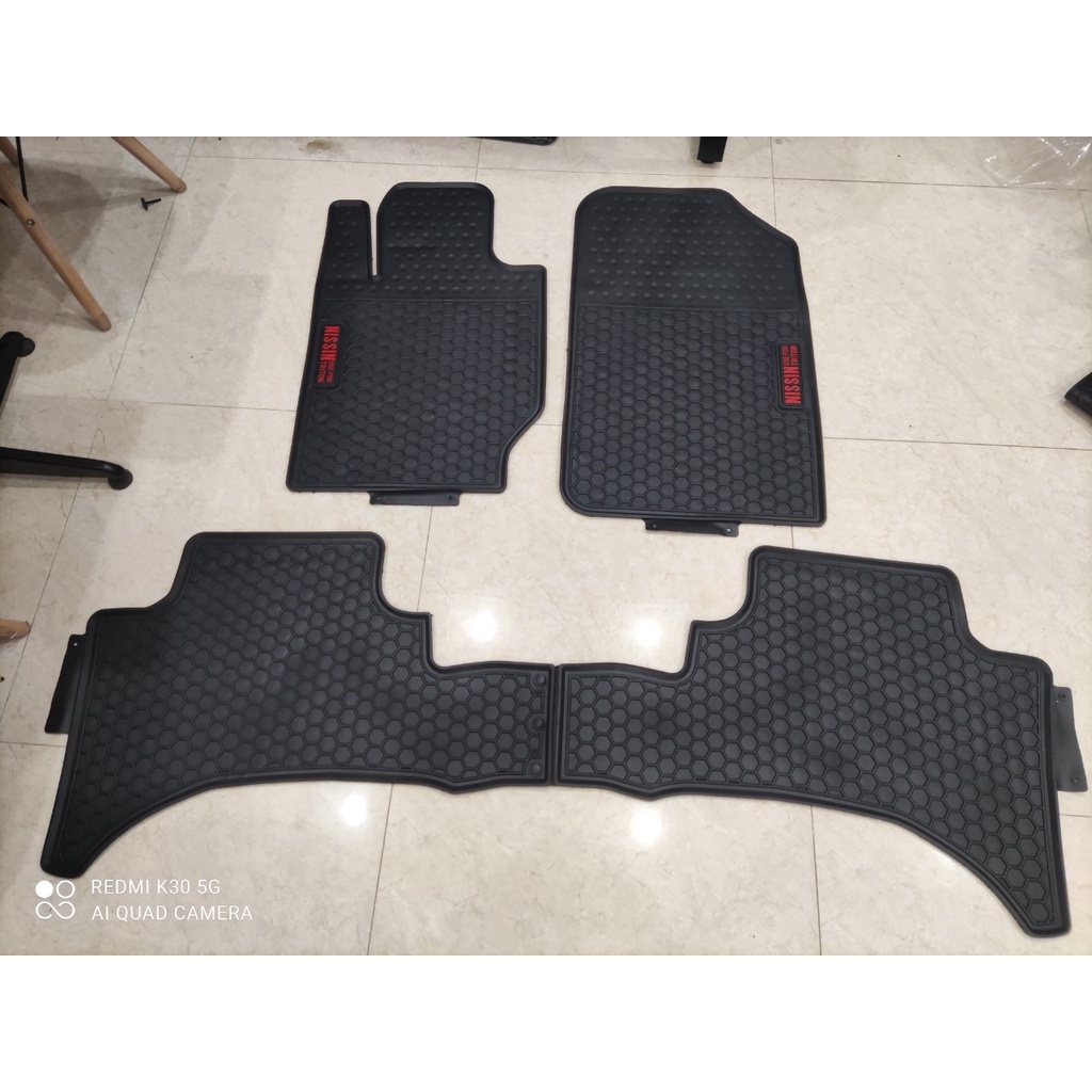 Thảm sàn, Lót Sàn Cao Su Xe Triton 2016-2021, Hàng Cao Su Đúc Ko Mùi - M03