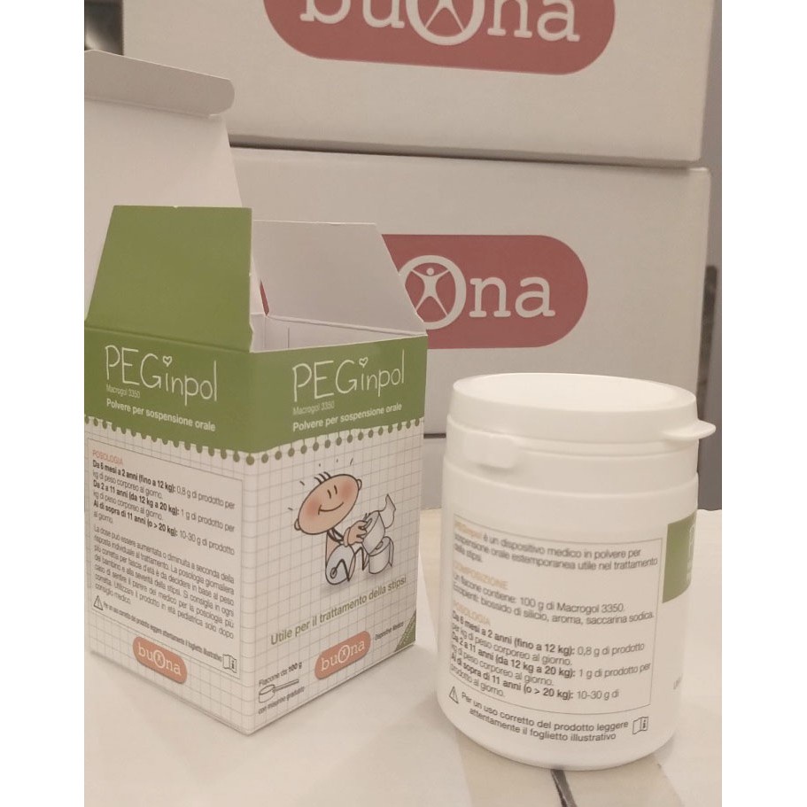 [GIÁ GỐC] PEGinpol Macrogol 3350 - Hỗ trợ táo bón cấp và mãn tính cho trẻ em (Lọ 100g)