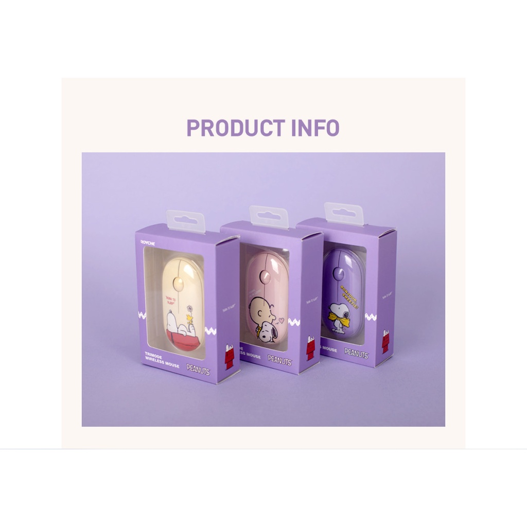 Chuột Không Dây Yên Tĩnh Hình Snoopy Penuts Try