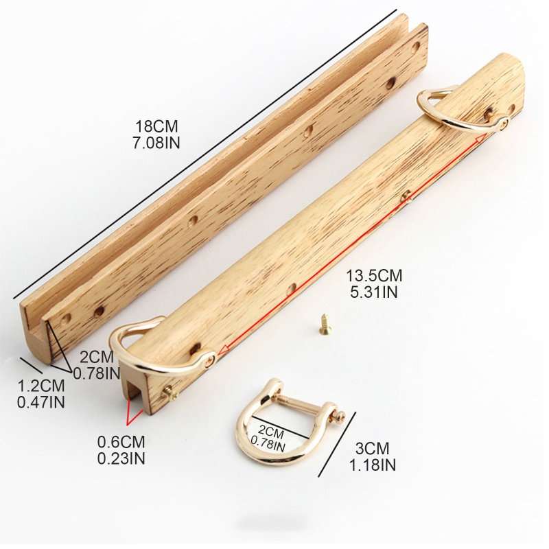 Tay Cầm Túi Xách DIY Phong Cách Cổ Điển Tiện Dụng