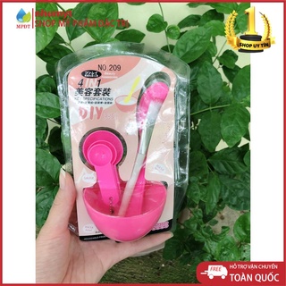 Bộ bát trộn mặt nạ 6 chi tiết, bát trộn mask
