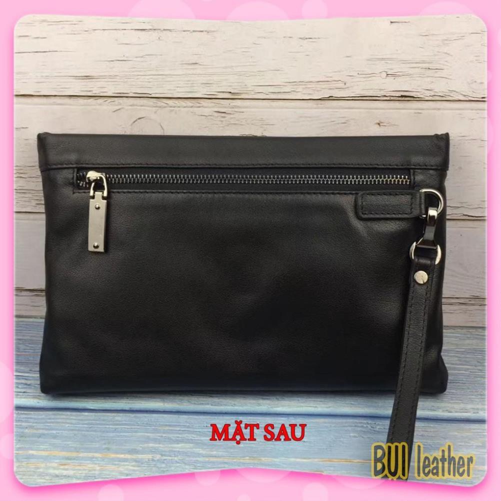 FREESHIP-  COMBO: 1 Clutch cầm tay nam M108 và 1 Ví mini sa sáp ngựa điên V125- TIẾT KIỆM 36% CHI PHÍ