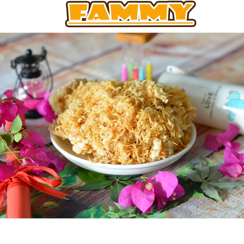 Cơm cháy chà bông 200g FAMMY, đồ ăn vặt Đà Lạt vừa rẻ vừa ngon | BigBuy360 - bigbuy360.vn