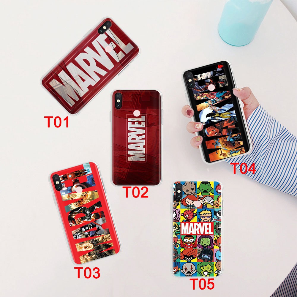 Xiaomi Redmi Note 6 9 9S Pro MAX Pocophone F1 Case Soft Transparent 176GT Marvel Comic Phone Cover