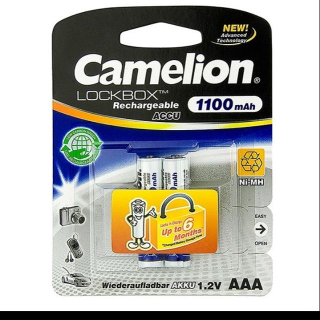 Pin sạc Camelion AAA 1100mAh