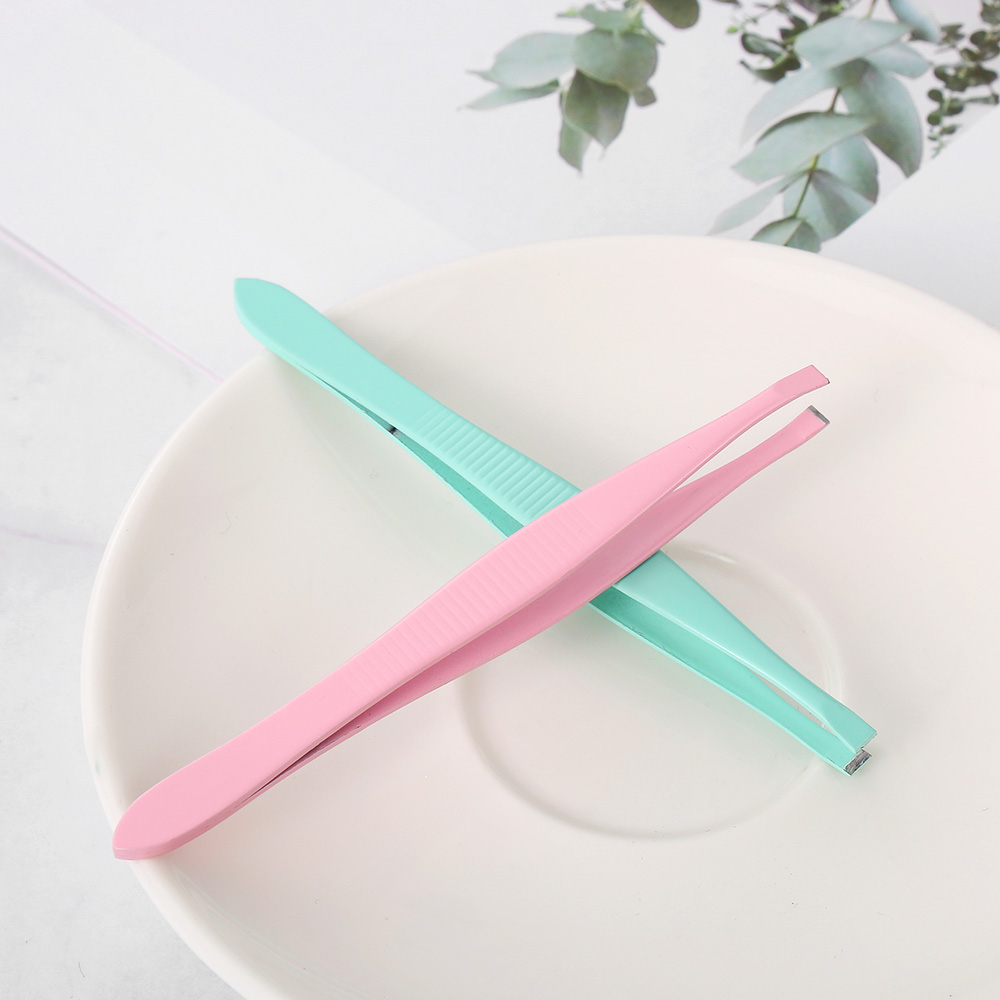 Nhíp Tỉa Lông Mày Bằng Thép Không Gỉ Nhiều Màu Sắc Thời Trang