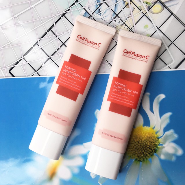 Kem chống nắng Cell fusion C Toning Suncreen 100 SPF 50+