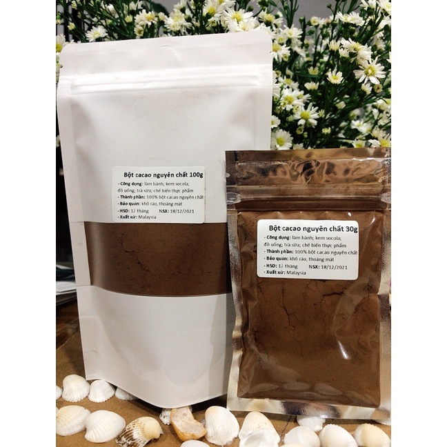 Bột ca cao nguyên chất 30g/50g/100g