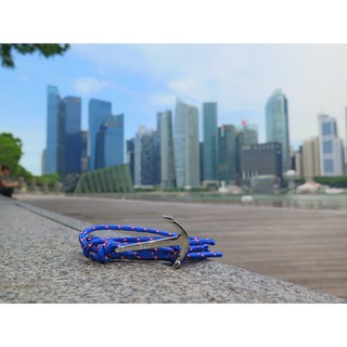 Vòng tay mỏ neo xanh saphia