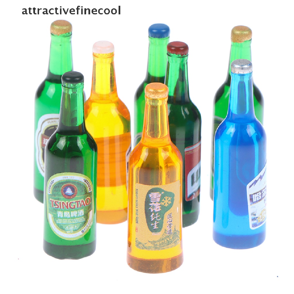 Set 4 Mô Hình Chai Bia 1: 12 Trang Trí Nhà Búp Bê