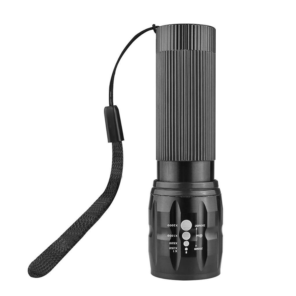 Đèn Pin LED Mini Ánh Sáng Trắng / Cao / Thấp Có Dây Đeo (3 * AAA) 200LM [ff86]