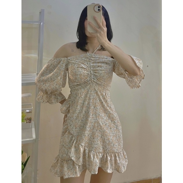 Đầm suzy + tăng HỘP QUÀ _ đầm mặc trễ vai hoặc cổ vuông hot hit | BigBuy360 - bigbuy360.vn