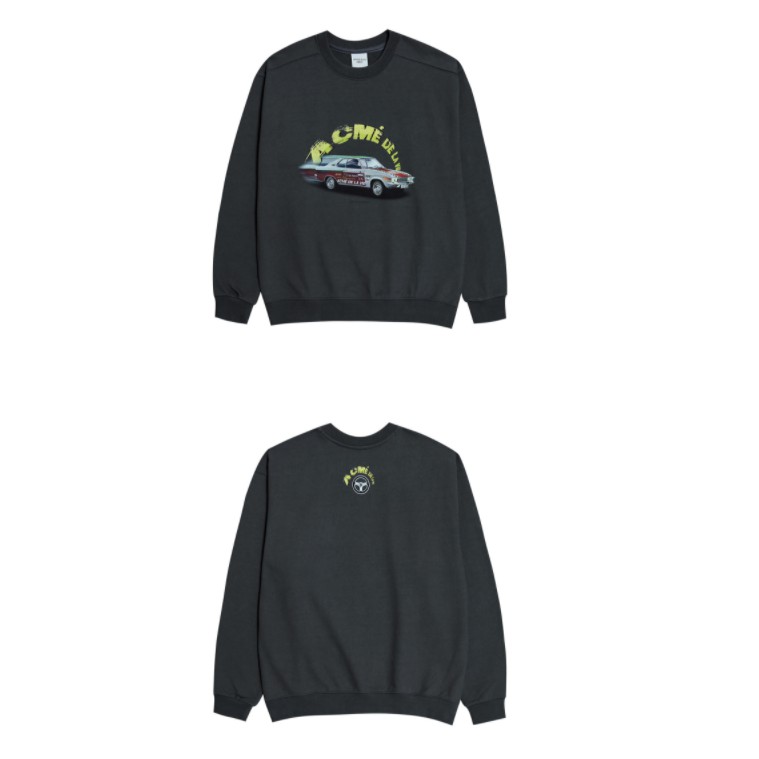 Áo Thun Dài Tay ADLV RACING CAR SWEATSHIRT CHARCOAL