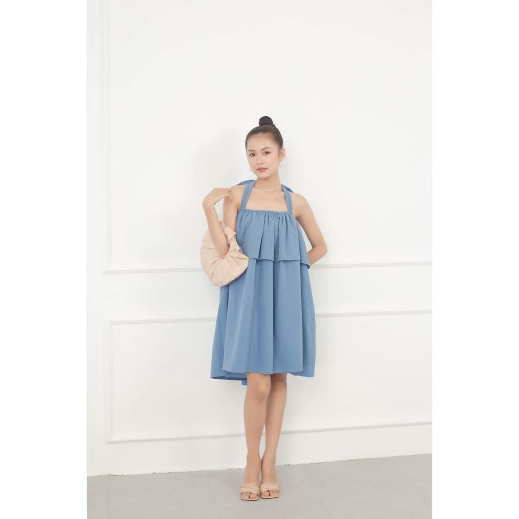 GOÛT DE JUN - Đầm babydoll cột nơ cổ - Jany Dress