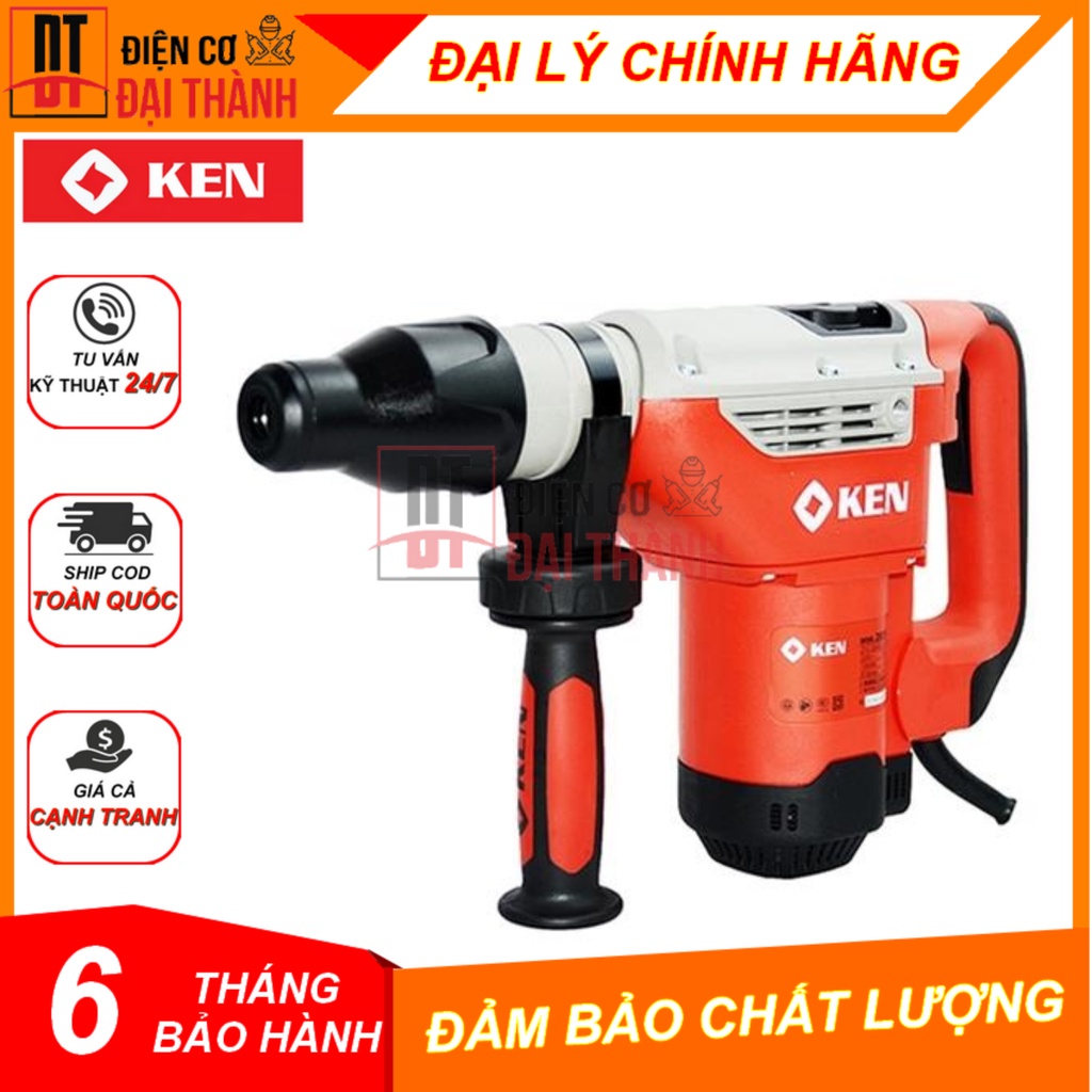 Máy khoan búa KEN 2838G 1060W - Công suất mạnh mẽ, đầu kẹp SDS MAX