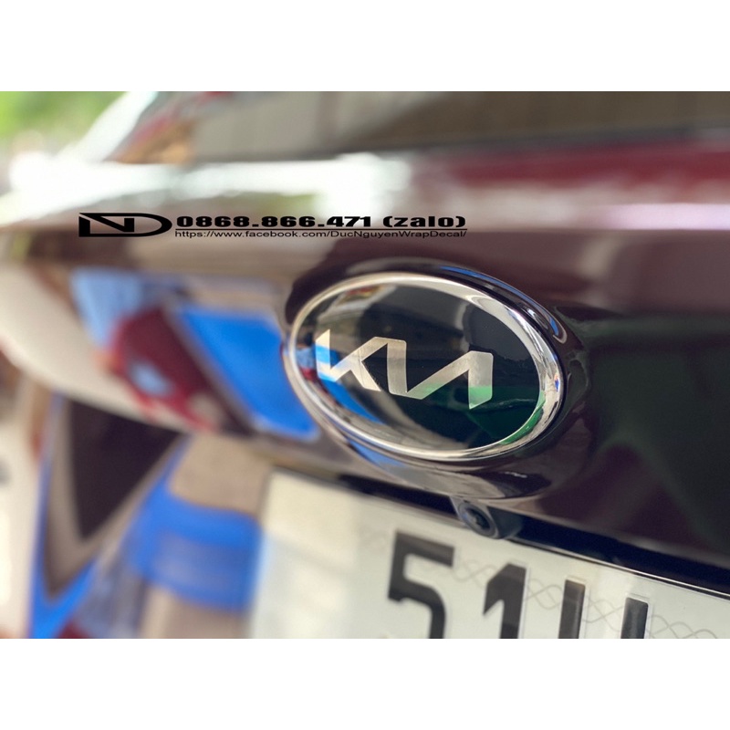 Decal Logo KIA mới (7 logo tặng 6 logo dự phòng)