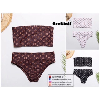 Bikini Áo Quây LV - Đồ Bơi 2 Mảnh L V 3 Màu - Bikini Dáng Áo Quây