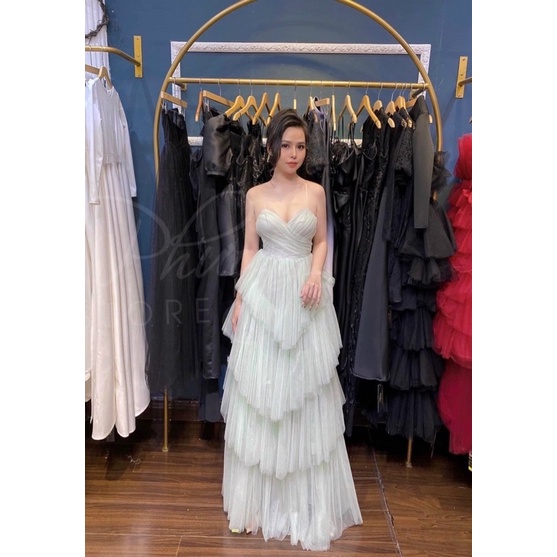 ĐẦM MAXI CUP TẦNG FULL SIZE S/M/L/XL( kèm ảnh khách mặc nhé )