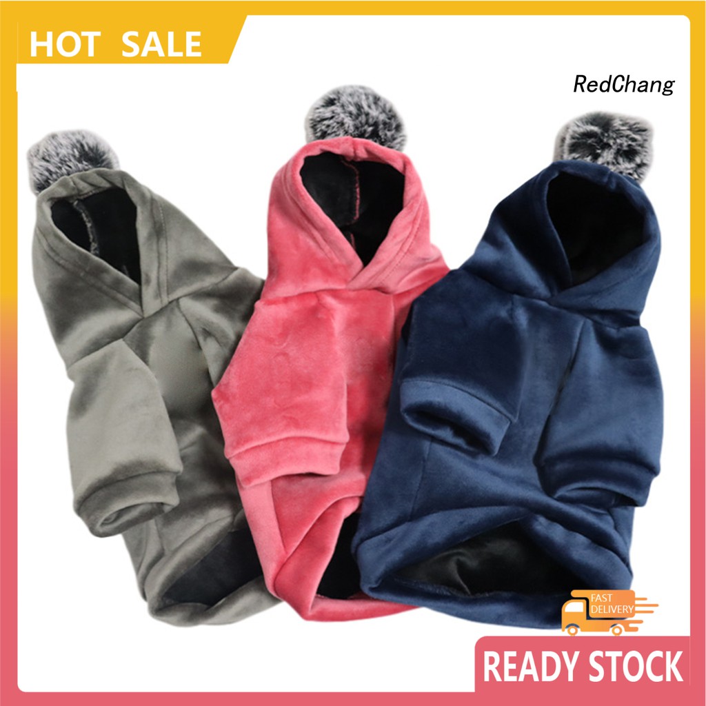 Áo Hoodie Màu Trơn Thời Trang Mùa Đông Cho Thú Cưng