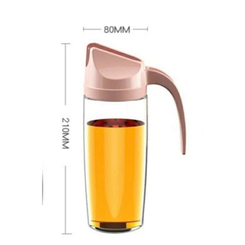 Bình đựng dầu ăn thủy tinh có chia vạch tay cầm dung tích 650ml tiện ích cho nhà bếp xinh