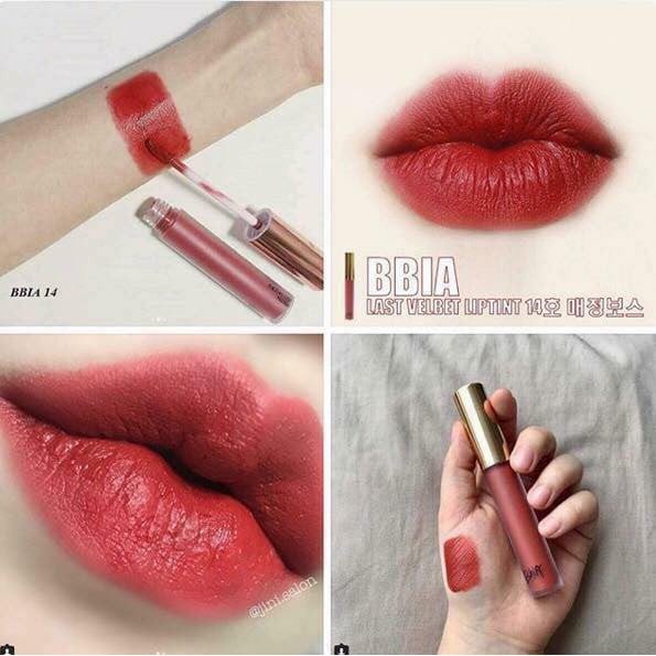 Son kem lì Bbia Last Velvet Lip Tint Màu 14 Chill Boss [Chính hãng]