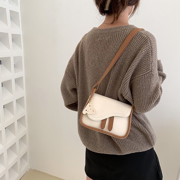 Túi xách nữ đeo chéo đẹp da dày nắp yên ngựa đi chơi phong cách hàn quốc PK 416