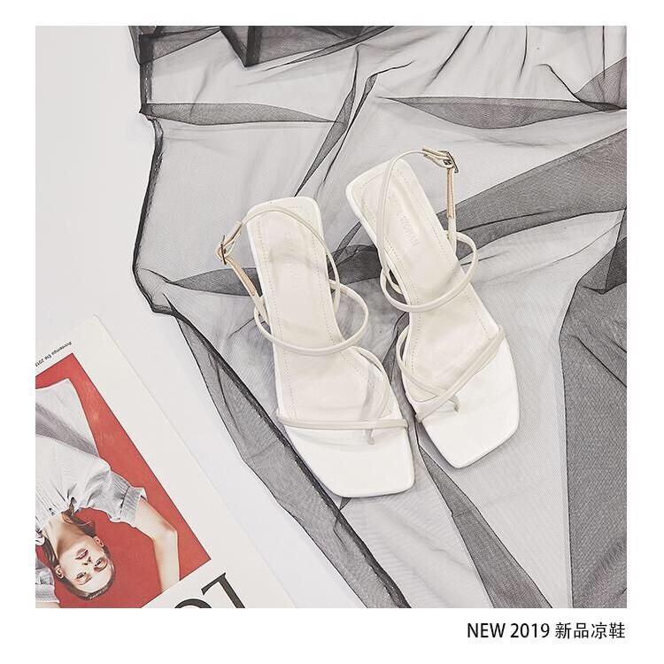 PAMELA - Giày Sandal Nữ Xỏ Ngón Quai Chéo Mảnh Gót Nhọn Thời Trang 2021 (6cm) - S19