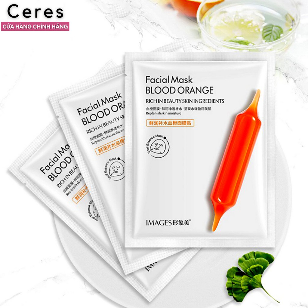 Mặt Nạ Giấy 🍊𝑭𝒓𝒆𝒆𝒔𝒉𝒊𝒑🍊 Mặt Nạ Dưỡng Trắng Da - Mask Images Chiết Xuất Cam Đỏ | BigBuy360 - bigbuy360.vn