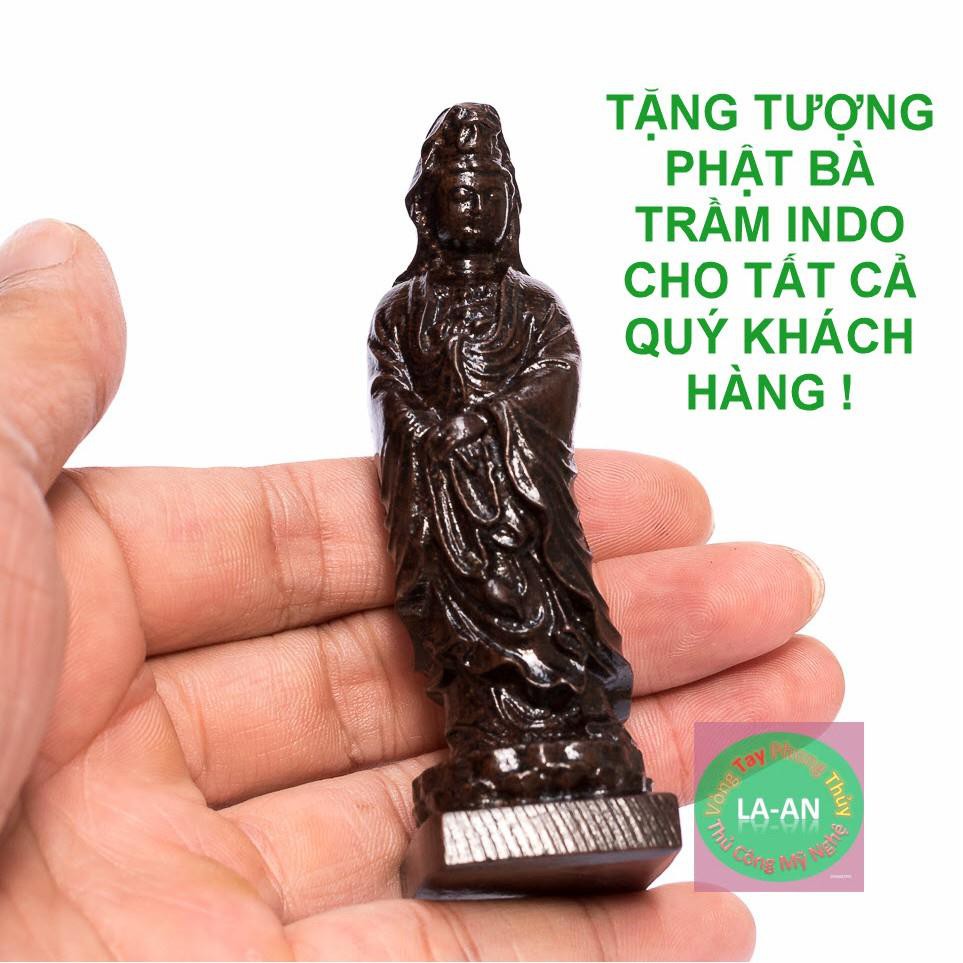 Mặt phật bản mệnh Bồ Tát Hư Không Tạng tuổi SỬU, DẦN  4- 5 Cm  tặng dây đeo đẹp