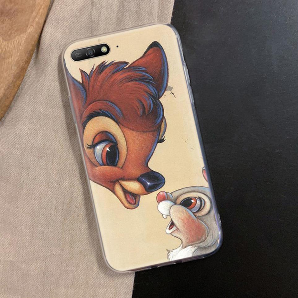 Ốp điện thoại trong suốt hình Bambi và Thumper cho OPPO RENO 10X ZOOM 4 SE 4Z 4F 2Z 2F LITE 3 2 PRO