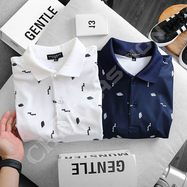 Áo Phông Nam 💕𝘍𝘳𝘦𝘦𝘴𝘩𝘪𝘱💕 Áo Thun Tay Ngắn Pegasus In Thun Cá Sấu Poly Cao Cấp Mềm Mịn 2 Màu 4 Size - Mã PS0072 - STAND | BigBuy360 - bigbuy360.vn