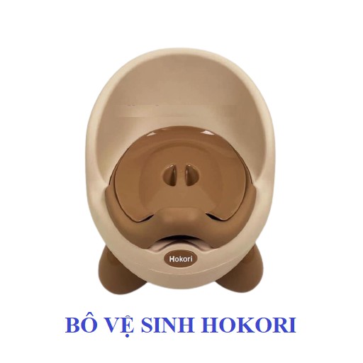 BÔ GHẾ VỆ SINH TRẺ EM HOKORI -Bô Gấu Việt nhật.