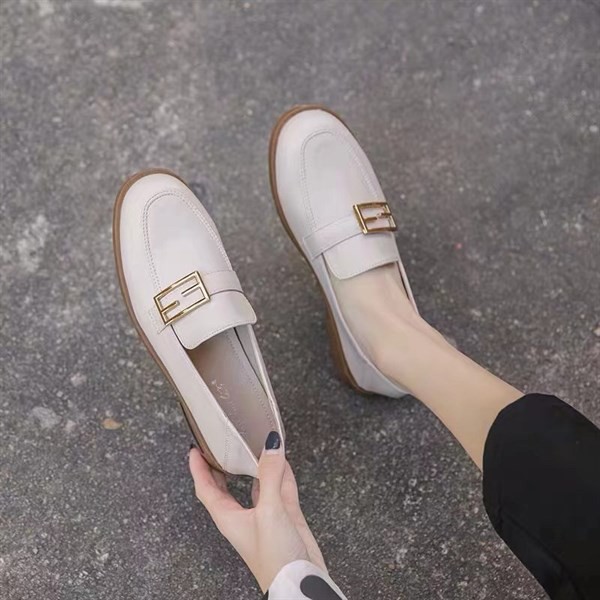 [Mã FATHANG5 giảm 10K đơn 50K] HÀNG MỚI CÓ SẴN Giày nữ búp bê xỏ lười moca loafer oxford nữ da mềm ảnh thật 3cm bệt