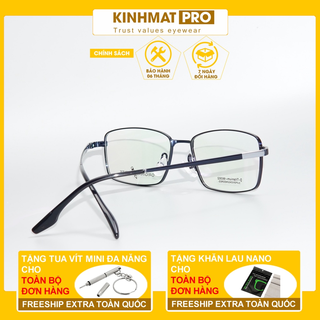 Gọng kính Original write 66302 β-Titan cao cấp siêu nhẹ bền Kính mắt Pro