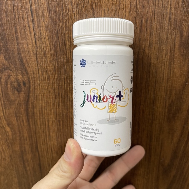 [ GIÁ SỈ ] - LifeWise #365 Junior+, viên socola bổ sung dinh dưỡng,  hỗ trợ sức khỏe cho mẹ và bé khỏe mạnh- Hộp 60 viên