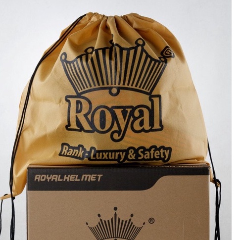 Balo túi rút bảo vệ nón bảo hiểm Royal chống trầy xước