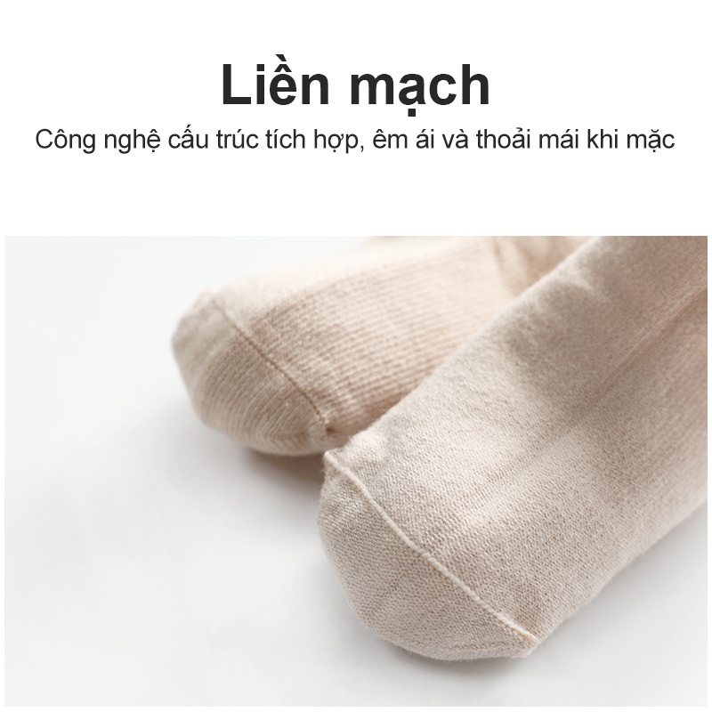 [Einmilk.ân ninh]Tất chân cho bé 0-3 tuổi cotton nguyên chất không đường may SK230