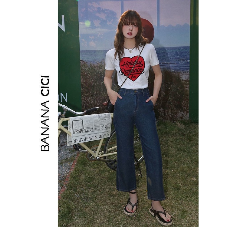 Áo Thun Dệt Kim Tay Ngắn Ôm Dáng Cổ Điển Thời Trang Mùa Xuân Mới Cho Nữ