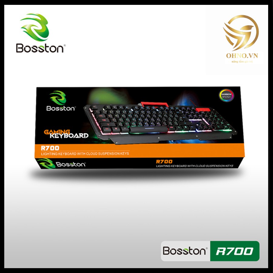 Bàn Phím Có Dây Gaming Bosston R700 Bàn Phím Máy Tính Chơi Game Đèn Led Giả Cơ - OHNO Việt Nam | BigBuy360 - bigbuy360.vn