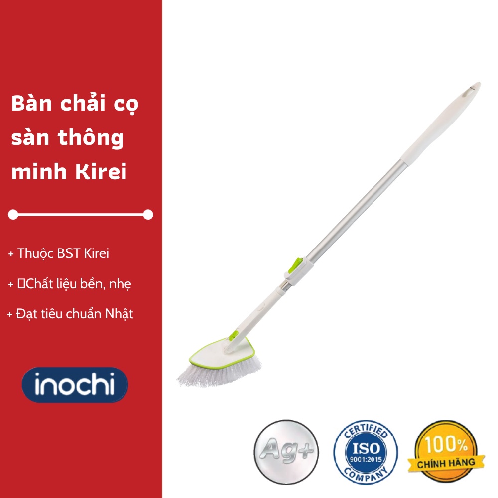 Bàn chải cọ sàn thông minh Kirei Inochi - Chổi cọ toilet tiện dụng, Vệ sinh nhà tắm, Bàn chải nhà tắm, Chất lượng Nhật B