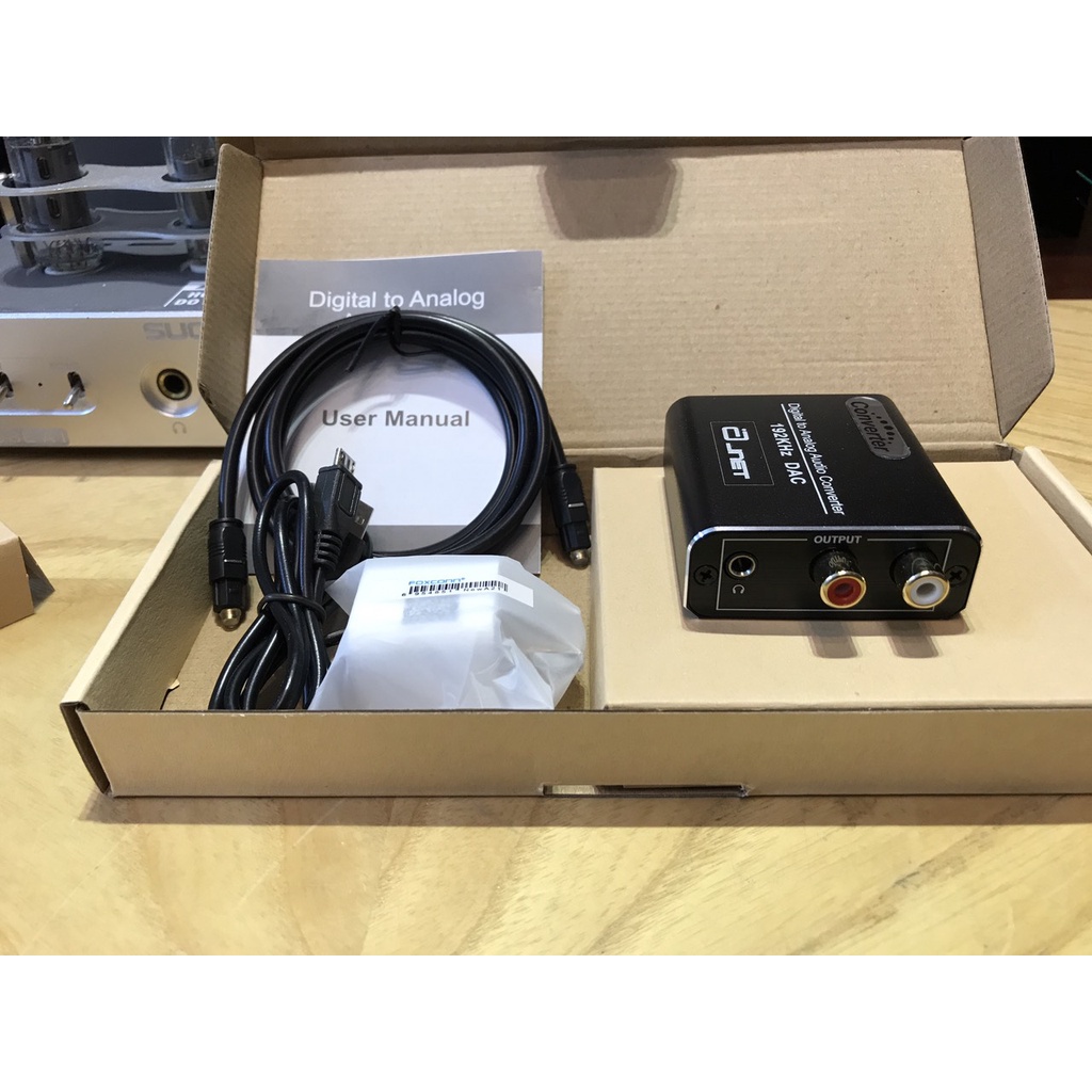 Bộ Giải Mã Âm Thanh DAC JNET HS202 24bit/192khz Chất Lượng Cao