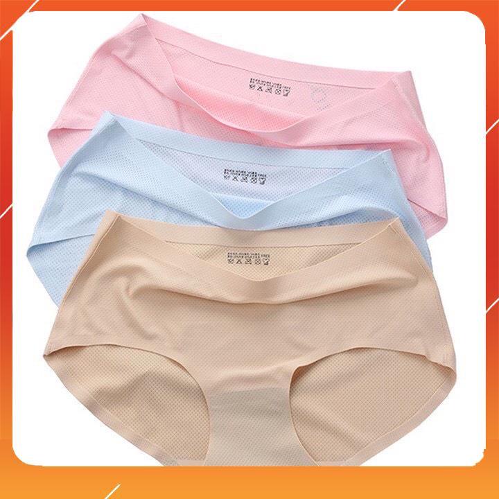 Quần lót nữ su thông hơi không đường may chất liệu cao cấp kháng khuẩn chống tụt nâng mông