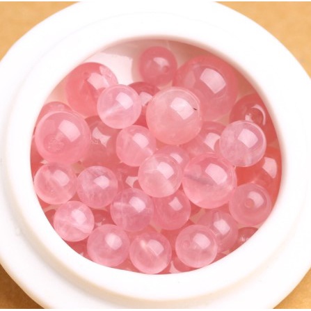 [Hạt lẻ] Hạt lẻ phong thủy xỏ vòng thủ công, handmade, DIY TA hồng Brazil